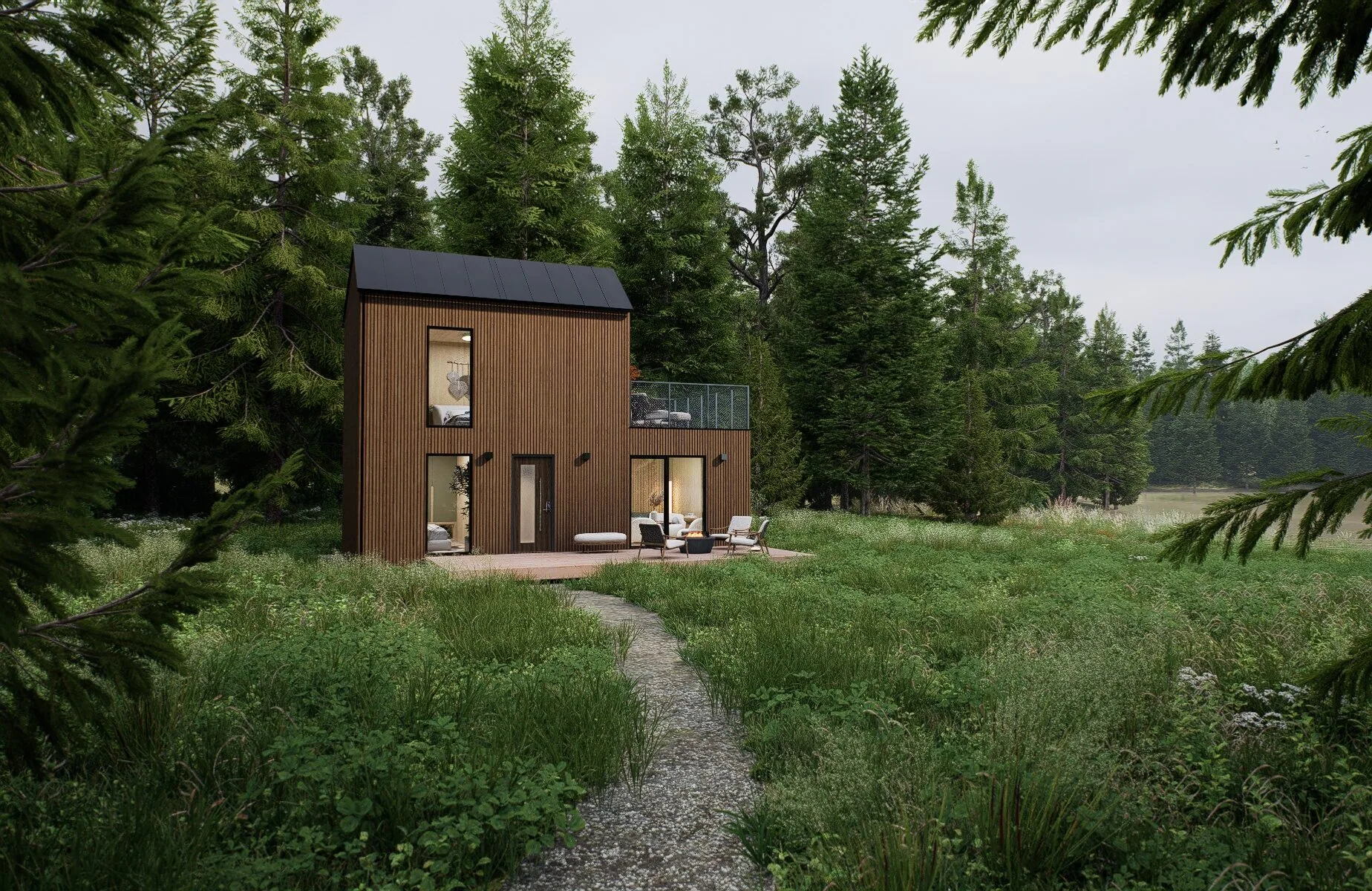 Tiny house v lese — Fig.01